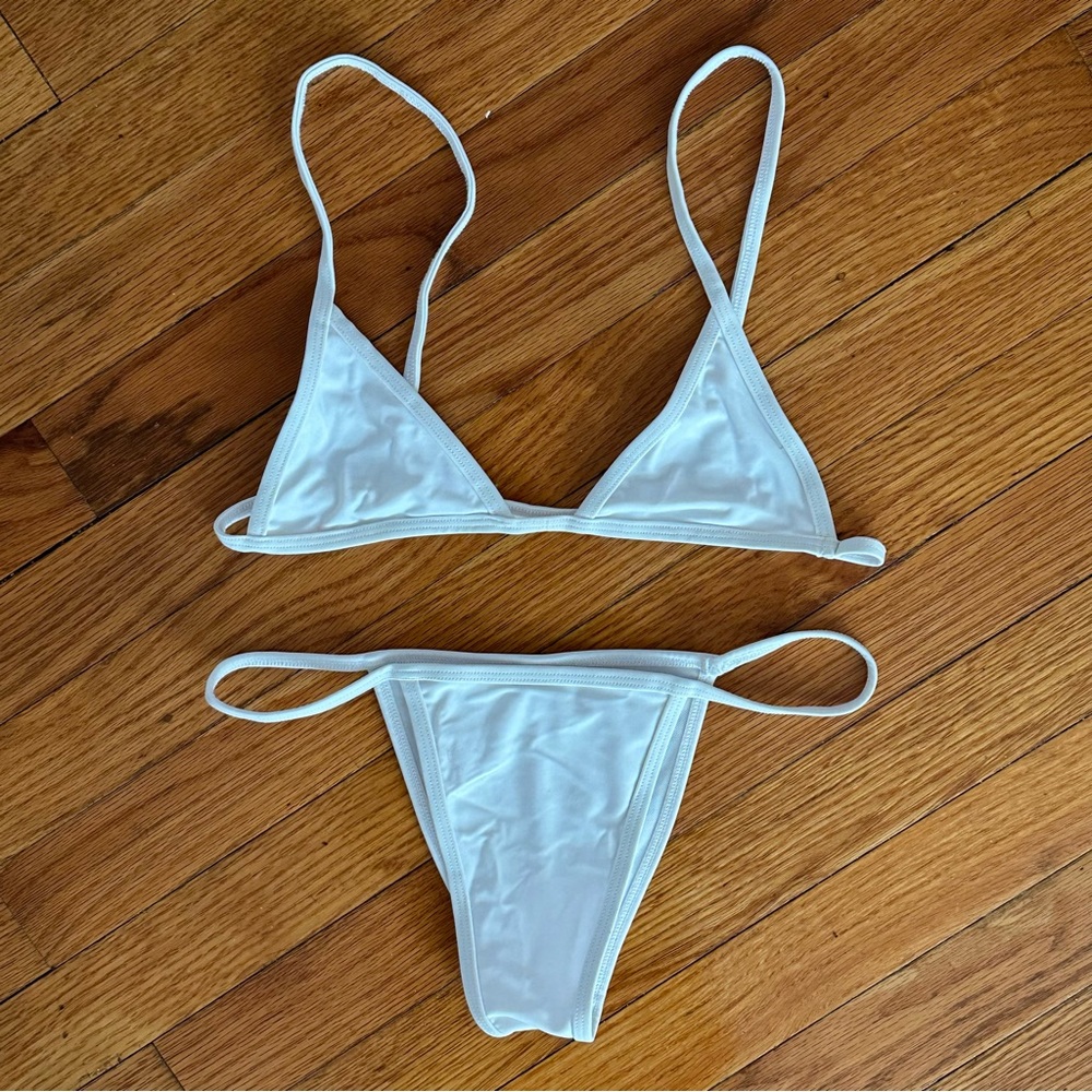 Basic swim white La premiere swimwear - Picture 2 of 4